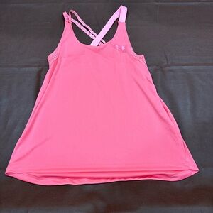 Under Armour Hot Pink Crossback Athletic Tank